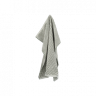 Handdoek - Ruit Klein - Donker Groen